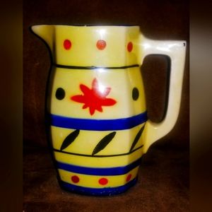 Antique Ceramic Creamer or Pitcher from Czechoslovakia 1/3 L